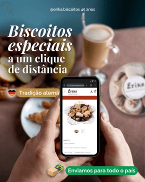 Post: Biscoitos especiais a um clique de distância